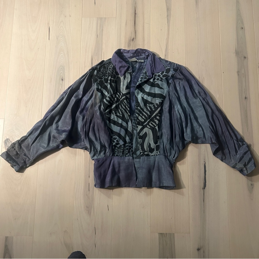 Vintage Animal Print Jacket